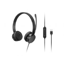 LENOVO CUIFFIE USB-A WIRED STEREO ON-EAR HEADSET CON CONTROL BOX - 4XD1K18260
