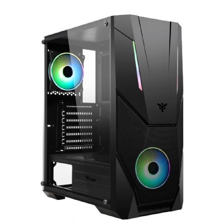 ITEK CASE SPACIRC VO - GAMING MIDDLE TOWER, 2X12CM ARGB FAN, USB3 - ITGCASCVO